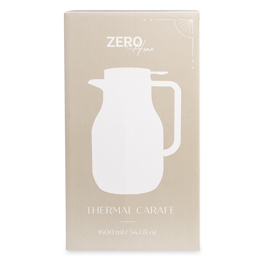Термографин ZERO Home 1,6 л, пластик, сталь нержавеющая, бежевый