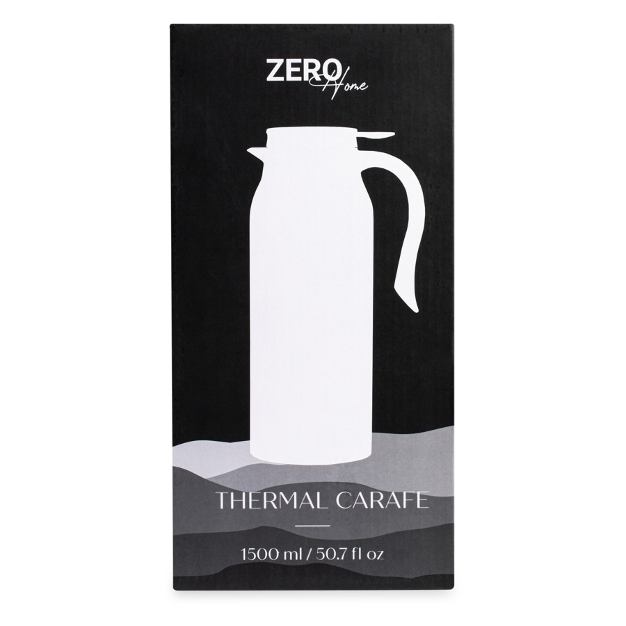 Термографин ZERO Home 1,5 л, пластик, сталь нержавеющая, черный