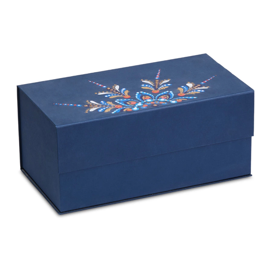 Игрушка елочная шар Bartosh Точки №3 12 см, стекло, п/к-sale