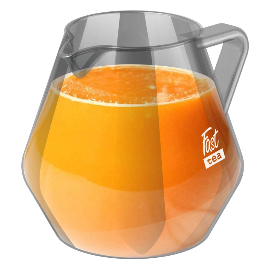 Чайник заварочный Vitax Fast tea 3в1, 800 мл, стекло боросиликатное, черный, п/к