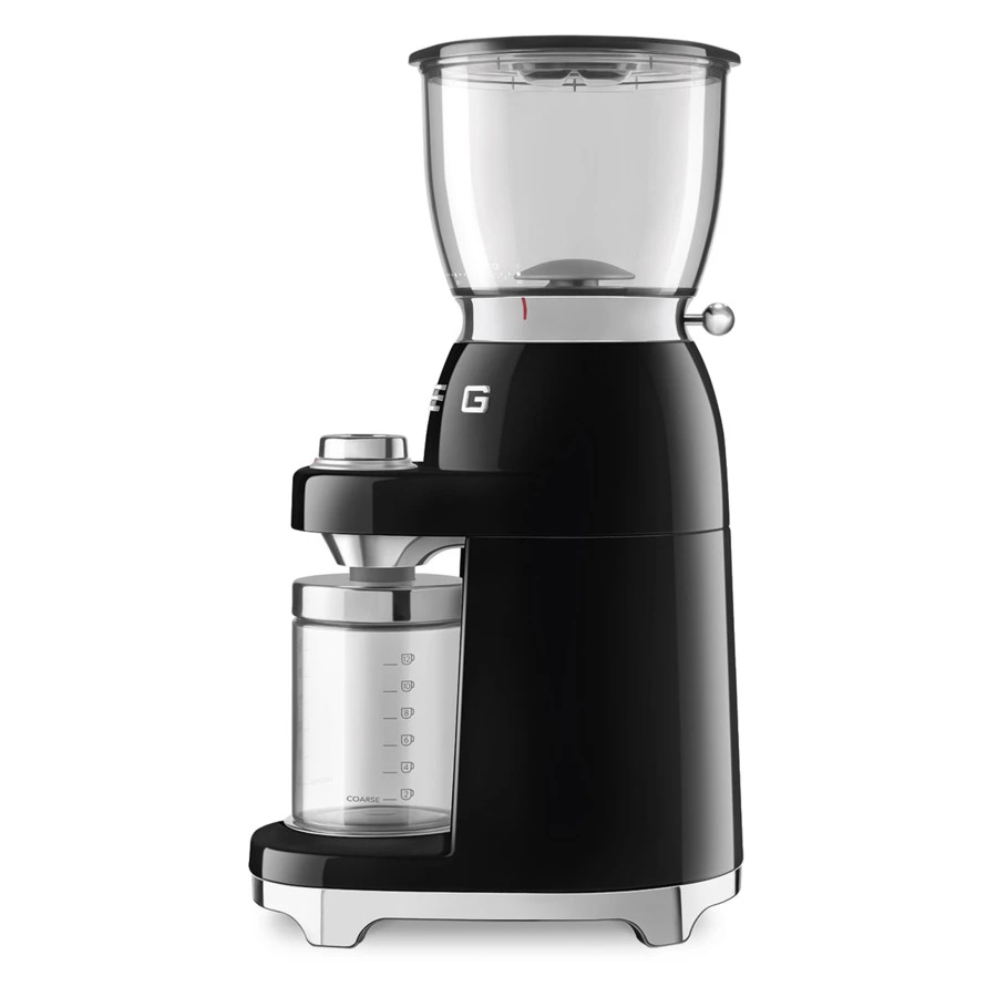 Кофемолка SMEG CGF11BLEU 150 ВТ, 30 степеней регулировки помола, черная