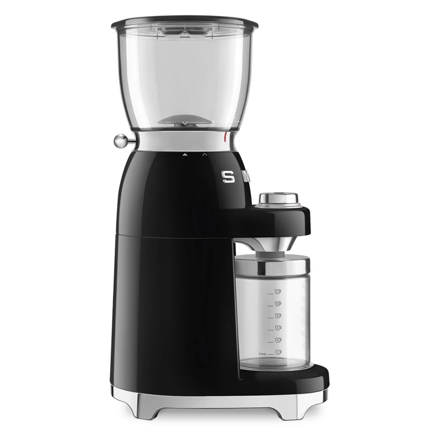 Кофемолка SMEG CGF11BLEU 150 ВТ, 30 степеней регулировки помола, черная