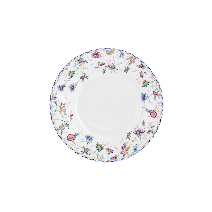 Тарелка суповая Anna Lafarg Emily Букингем 21 см, фарфор костяной