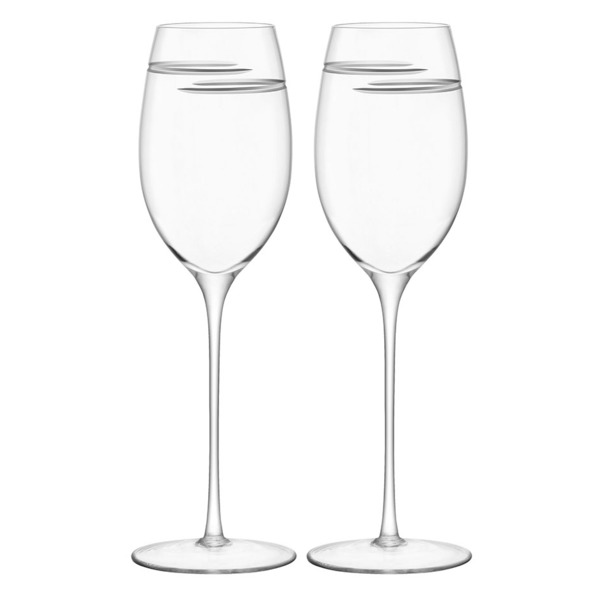Набор бокалов для белого вина LSA International Signature Verso 340 мл, 2 шт, стекло