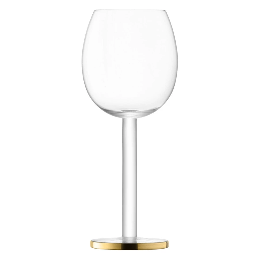 Набор бокалов для вина LSA International Luca 300 мл, 2 шт, стекло, золотой