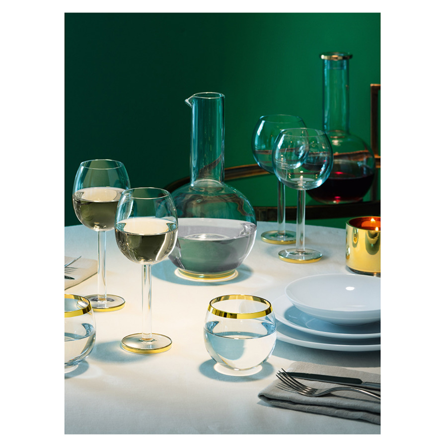 Набор бокалов для вина LSA International Luca 320 мл, 2 шт, стекло, золотой