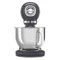 Миксер планетарный SMEG SMF03GREU, 800 Вт, чаша стальная 4,8л, 3 насадки, алюминий литой, серый-sale