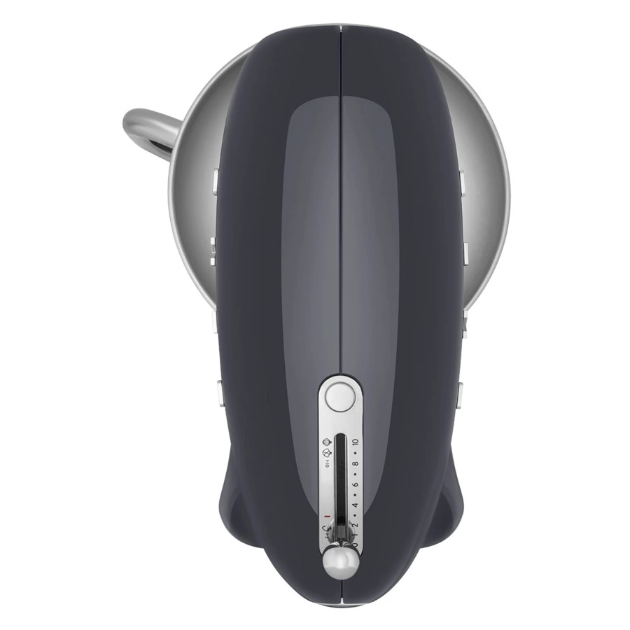 Миксер планетарный SMEG SMF03GREU, 800 Вт, чаша стальная 4,8л, 3 насадки, алюминий литой, серый-sale