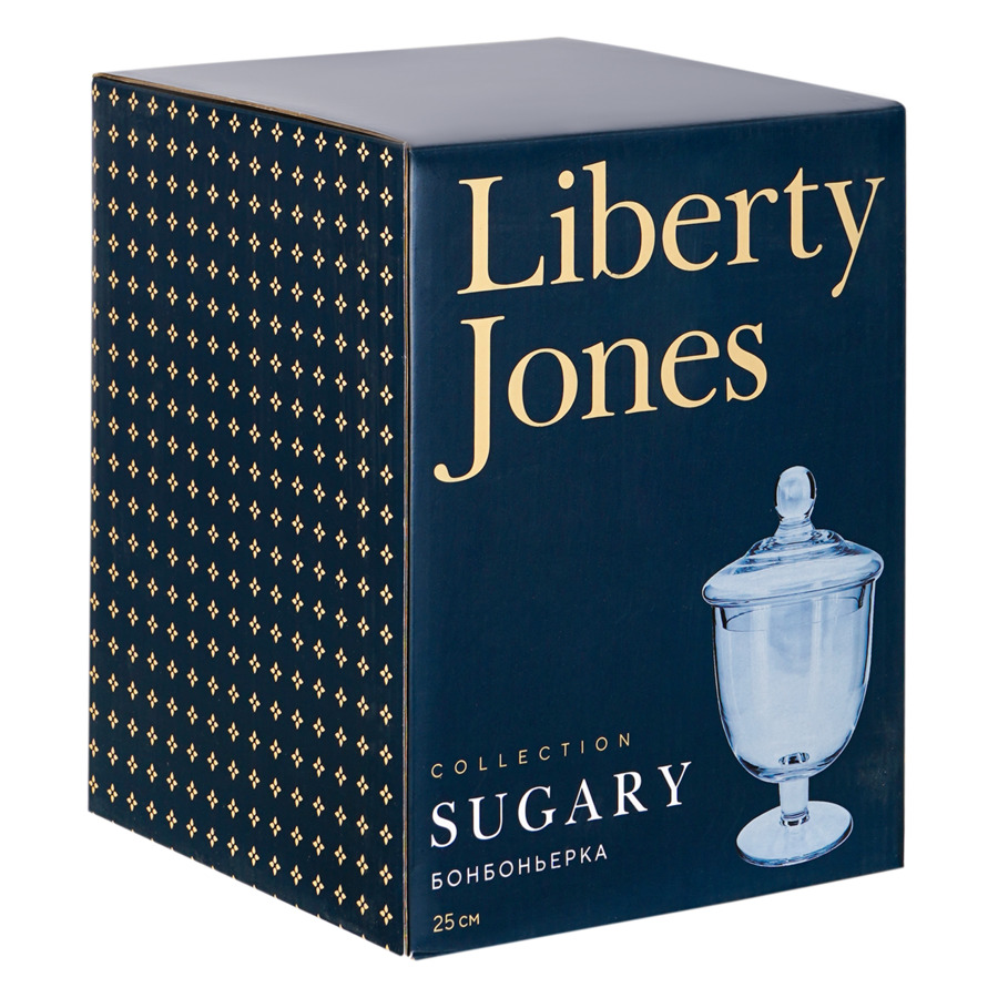 Ваза для печенья Liberty Jones Sugary 25 см, стекло, п/к