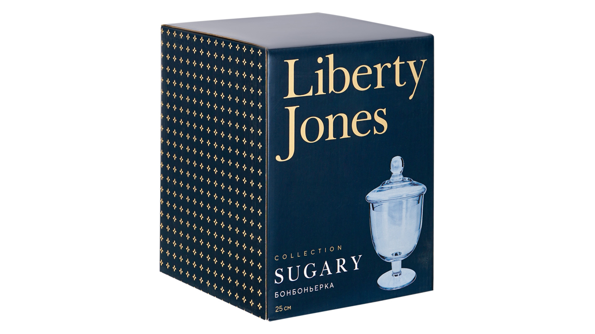 Ваза для печенья Liberty Jones Sugary 25 см, стекло, п/к - купить за 4700  руб. в Москве | WILLIAMS OLIVER