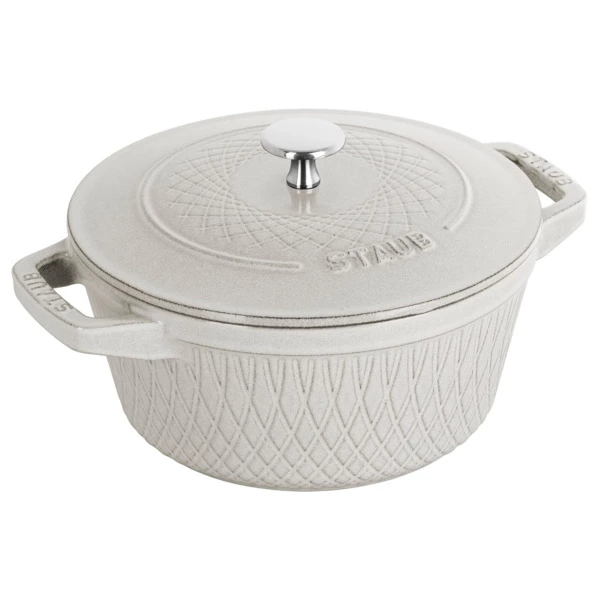 Кокот Staub La Cocotte 24 см 4,25 л, чугун, белый трюфель, п/к