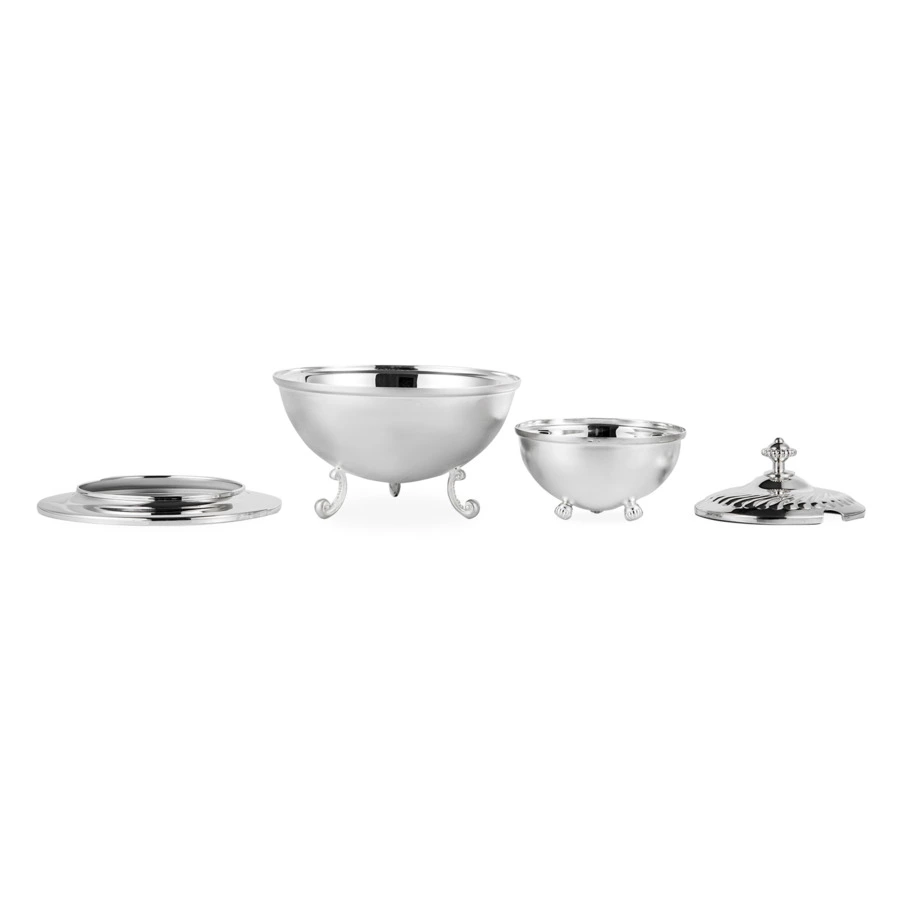 Икорница Мстерский ювелир Венеция 368,3 г, серебро 925