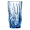 Стакан для воды ГХЗ Кора 200 мл, хрусталь, васильковый