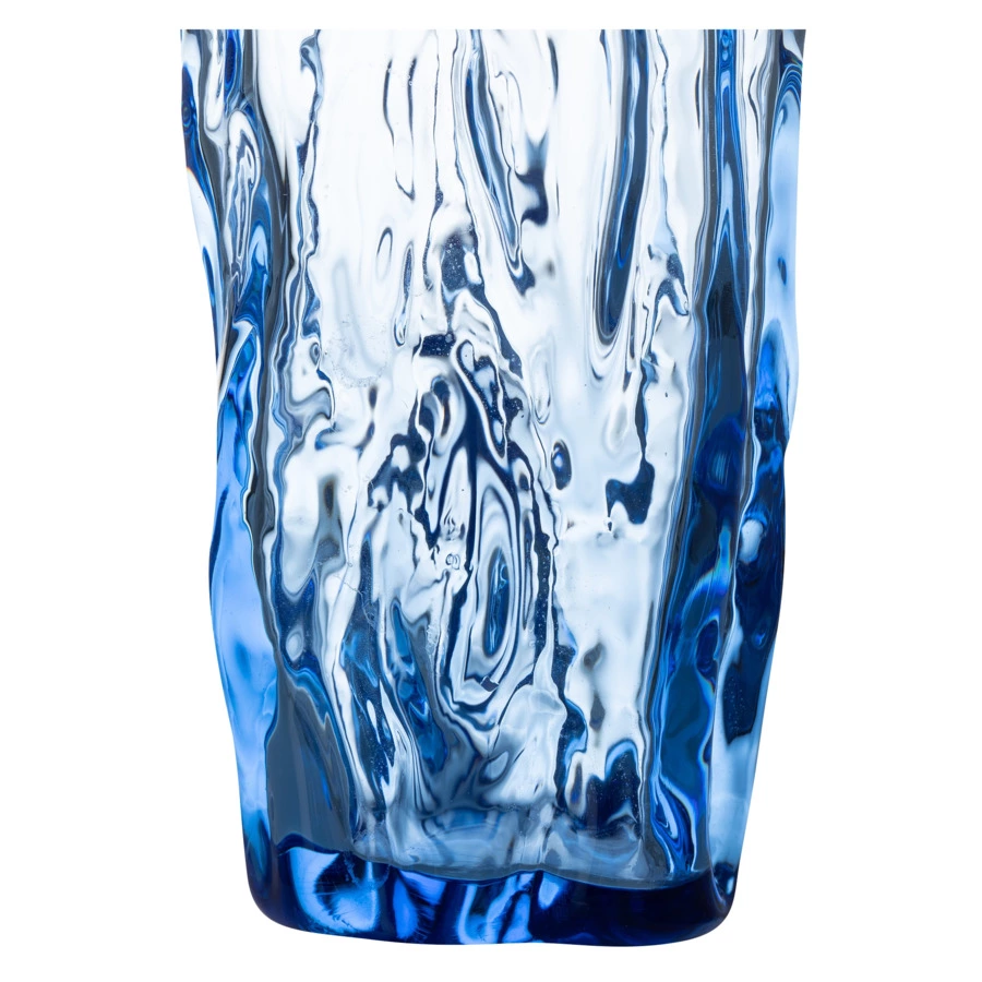 Стакан для воды ГХЗ Кора 200 мл, хрусталь, васильковый