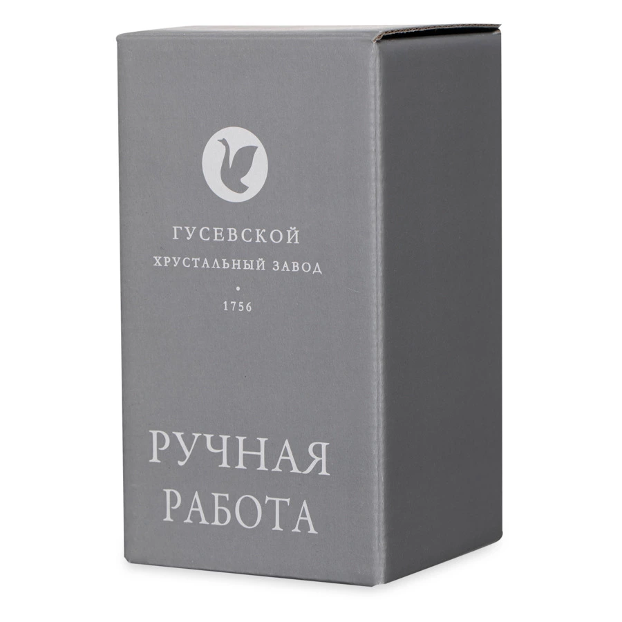 Стакан для воды ГХЗ Кора 200 мл, хрусталь, васильковый