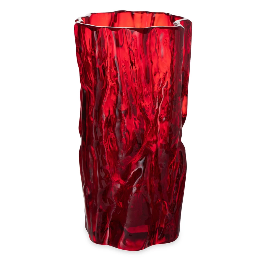 Стакан для воды ГХЗ Кора 200 мл, хрусталь, красный