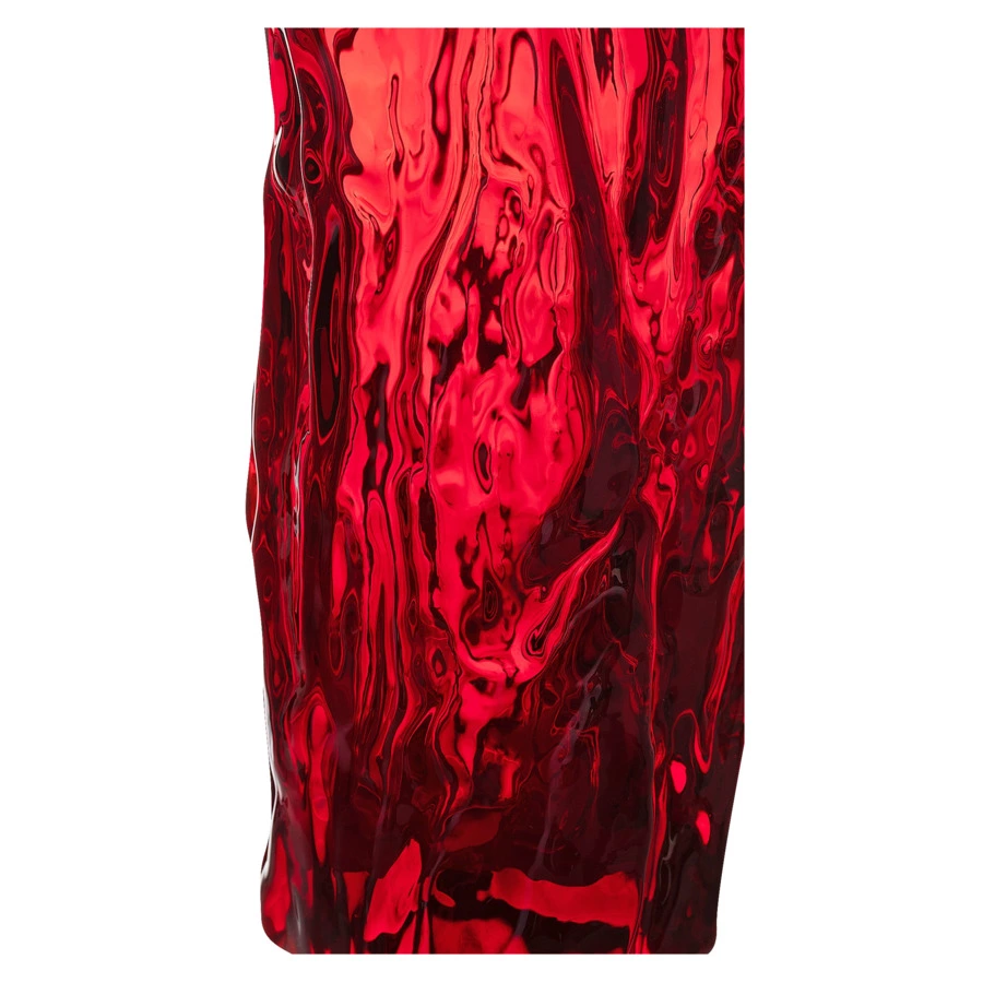 Стакан для воды ГХЗ Кора 200 мл, хрусталь, красный