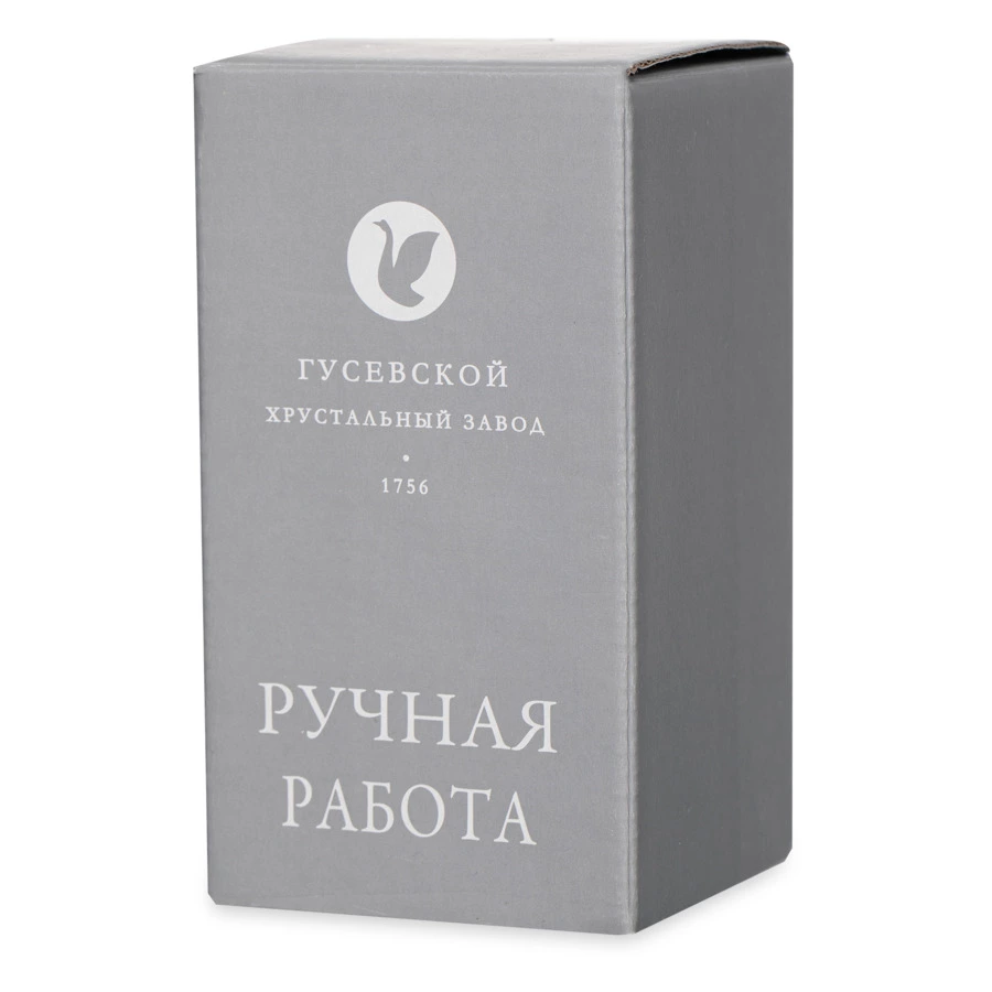 Стакан для воды ГХЗ Кора 200 мл, хрусталь, красный