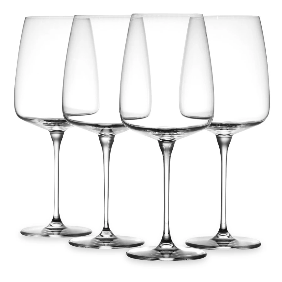 Набор бокалов для красного вина Krosno Модерн 600 мл, 4 шт, стекло, п/к