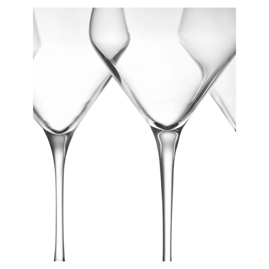 Набор бокалов для красного вина Krosno Рэй 375 мл, 4 шт, стекло, п/к