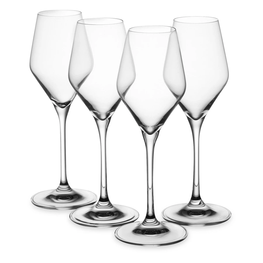 Набор бокалов для шампанского Krosno Рэй 175 мл, 4 шт, стекло, п/к