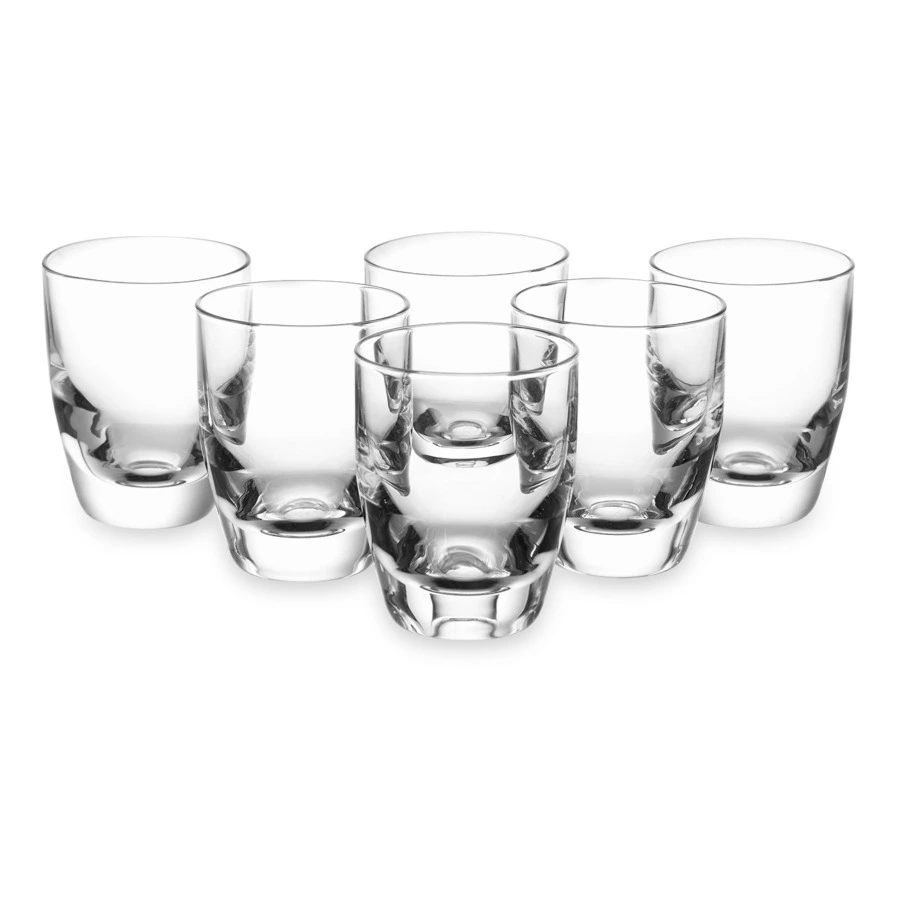 Набор стопок для водки Krosno Рэй 50 мл, 6 шт, стекло, п/к