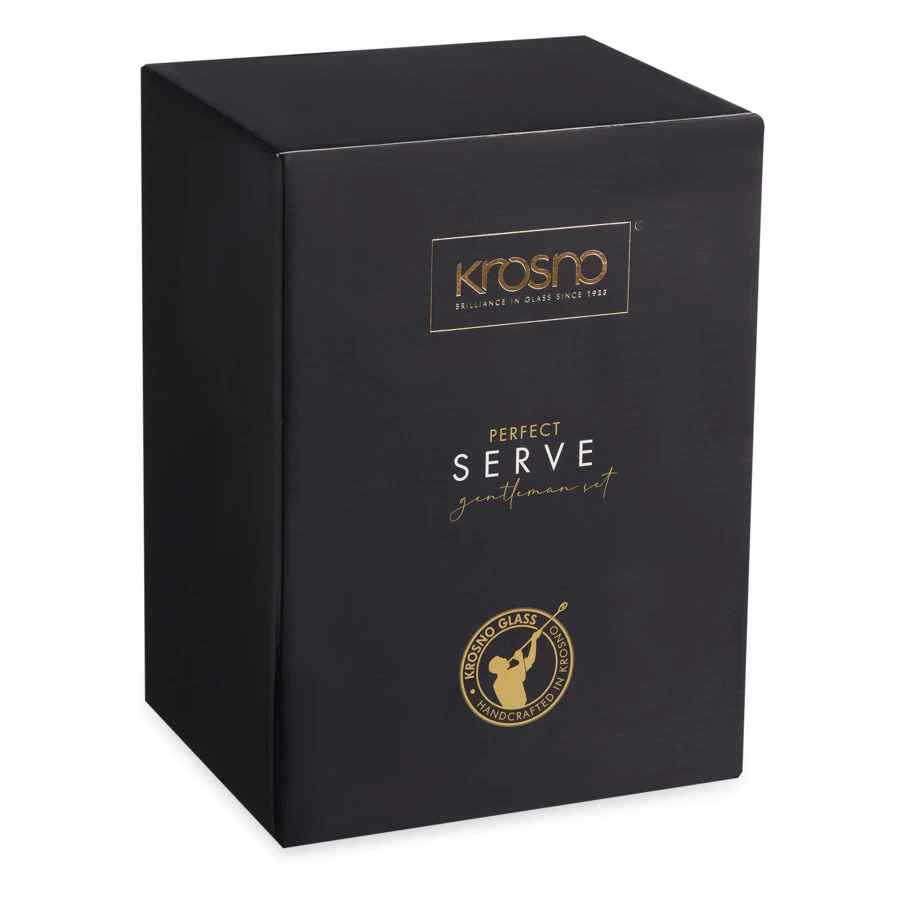 Набор для виски Krosno Идеальная подача Скотланд 3 пред, штоф 750 мл, стакан 270 мл 2 шт, п/к