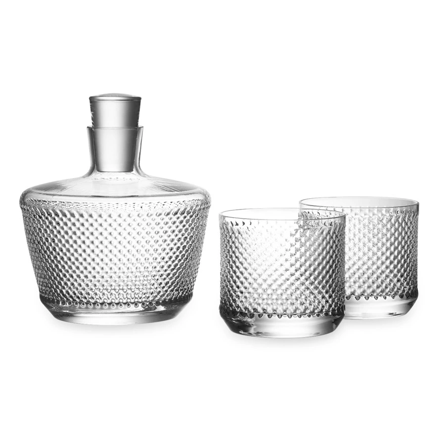 Набор для виски Krosno Идеальная подача Скотланд 3 пред, штоф 750 мл, стакан 270 мл 2 шт, п/к