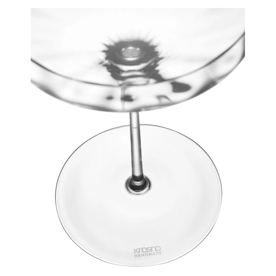 Набор креманок для шампанского Krosno Праздник 150 мл, 2 шт, стекло, п/к