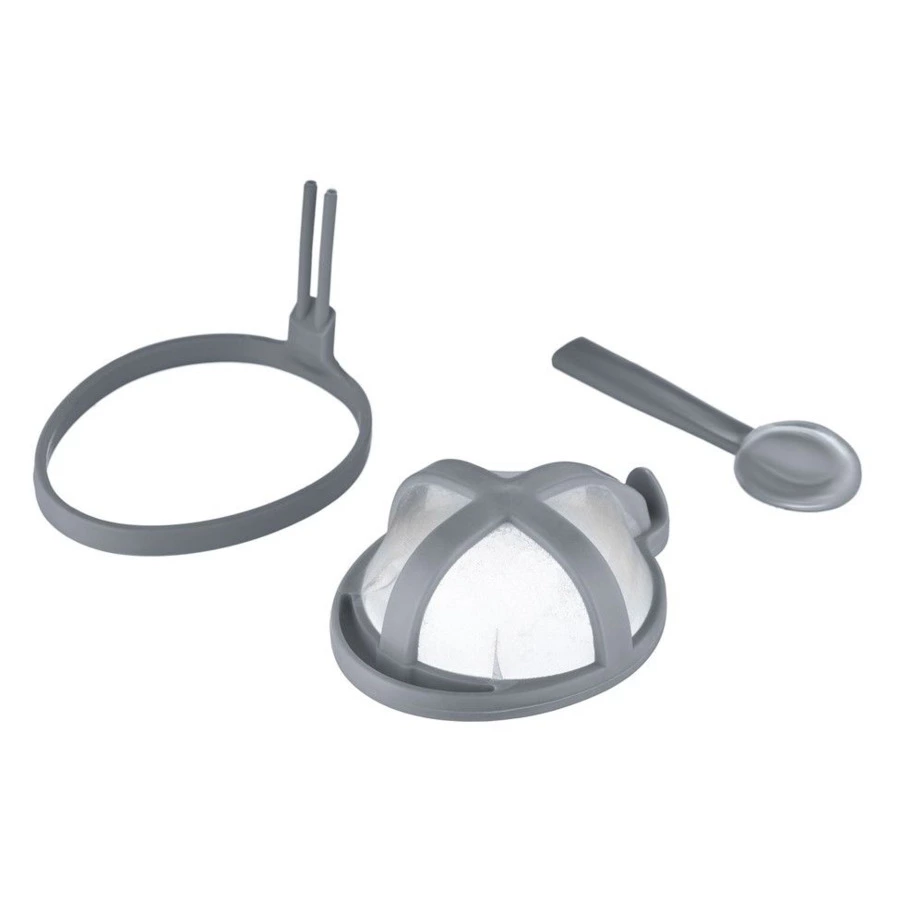 Форма для яиц пашот Walmer Home Chef 8х12 см, пластик, серая