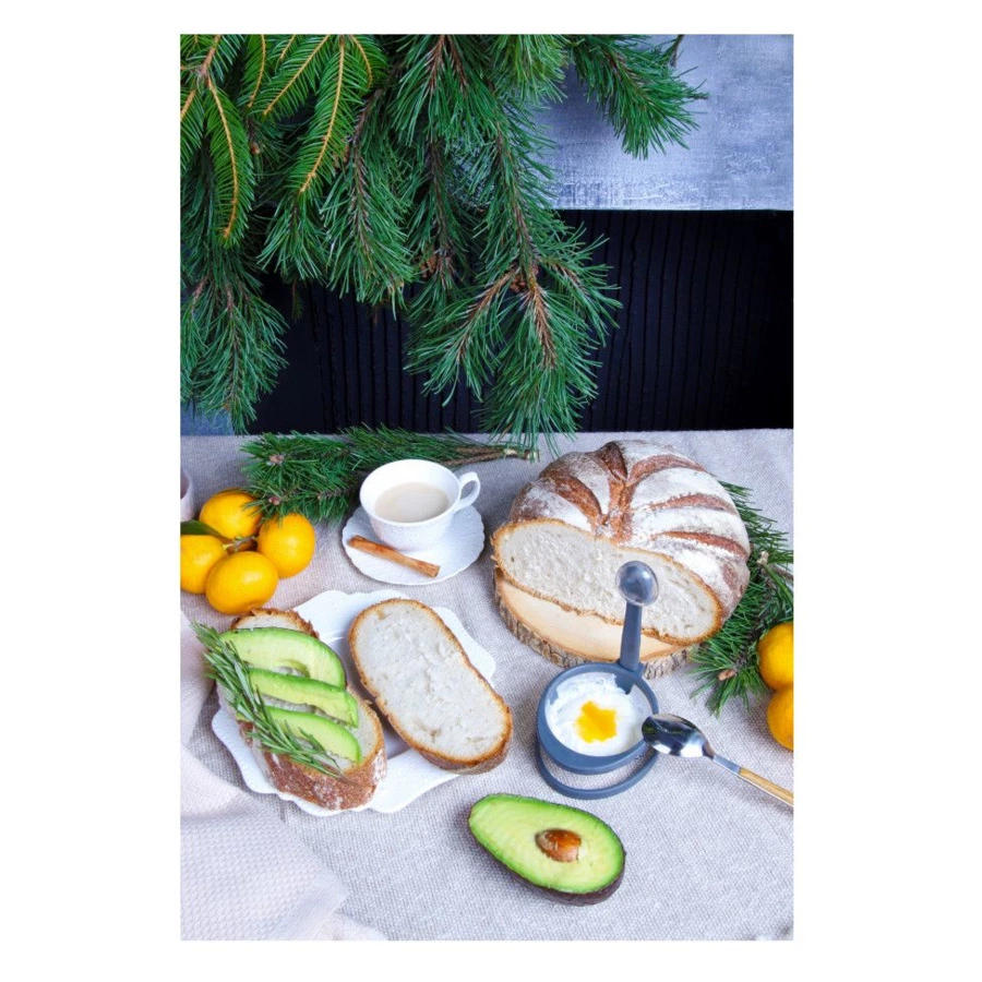 Форма для яиц пашот Walmer Home Chef 8х12 см, пластик, серая