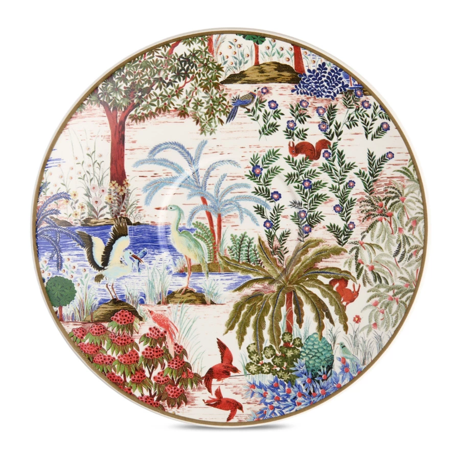 Чашка чайная с блюдцем Gien Дворцовый сад 450 мл, 18,8 см, фаянс