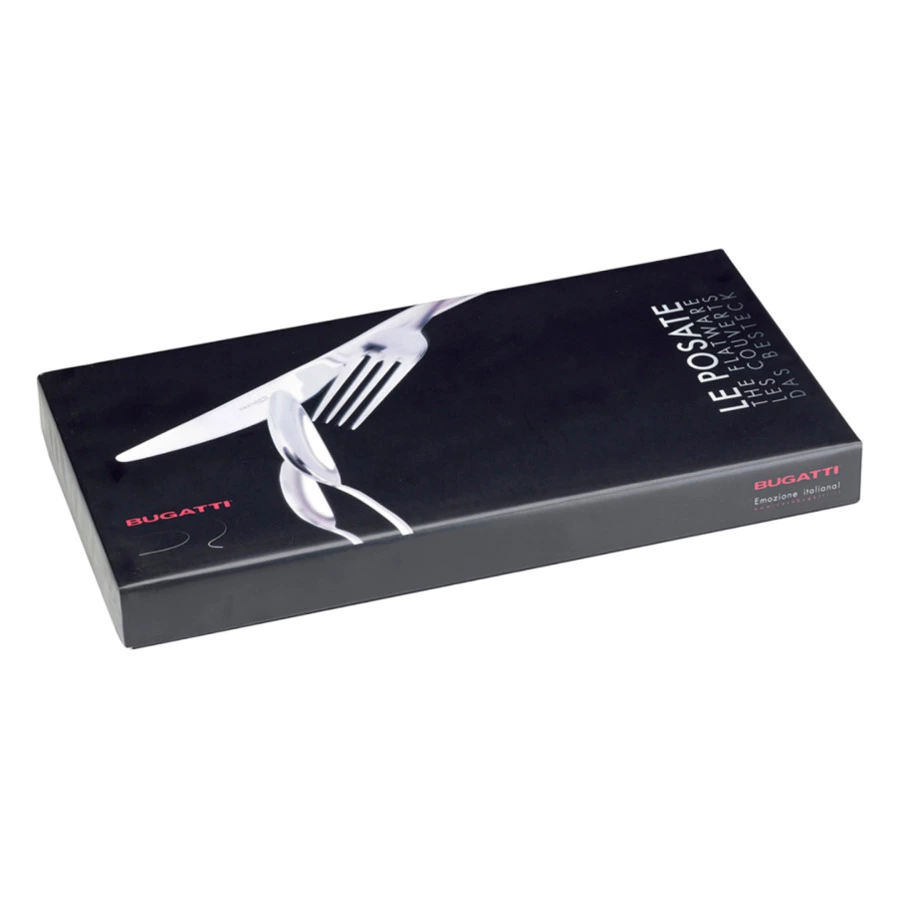 Набор столовых приборов Bugatti Ares на 6 персон 24 предмета, сталь нержавеющая, слоновая кость, п/к