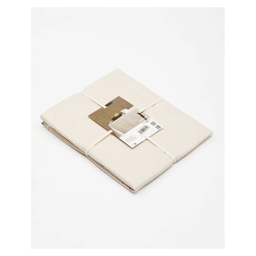 Скатерть Atenas Лино 180х220 см, водоотталкивающее покрытие, бежевая