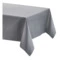 Скатерть Atenas Лино 180х180 см, водоотталкивающее покрытие, серая