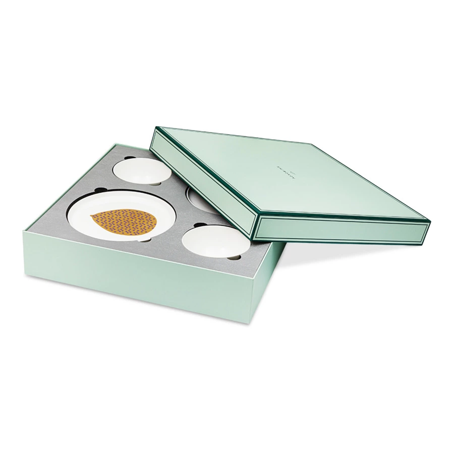 Сервиз столовый Shirokov Волшебные фрукты на 4 персоны 12 предметов, костяной фарфор, п/к