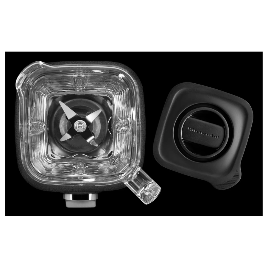 Блендер стационарный KitchenAid Artisan K400, стеклянный стакан 1,4 л, 5KSB4026EBK, черный чугун