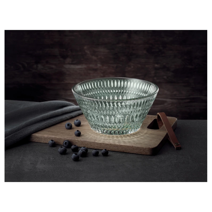 Салатник порционный Nachtmann ETHNO 750 мл, 16,5 см, стекло хрустальное, мятный, п/к