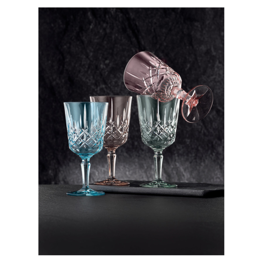 Набор бокалов для красного вина Nachtmann NOBLESSE COLORS 355 мл, 2 шт, стекло хрустальное, голубой