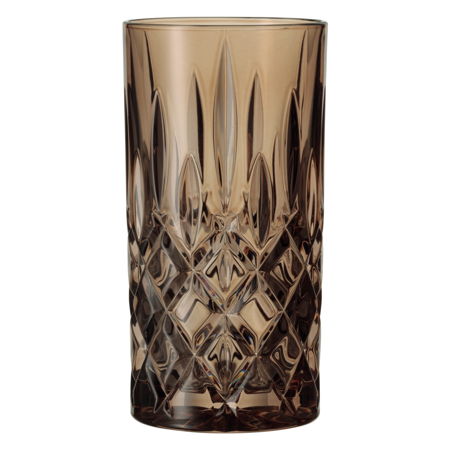 Набор стаканов хайбол Nachtmann NOBLESSE COLORS 395 мл, 2 шт, стекло хрустальное, бронзовый, п/к