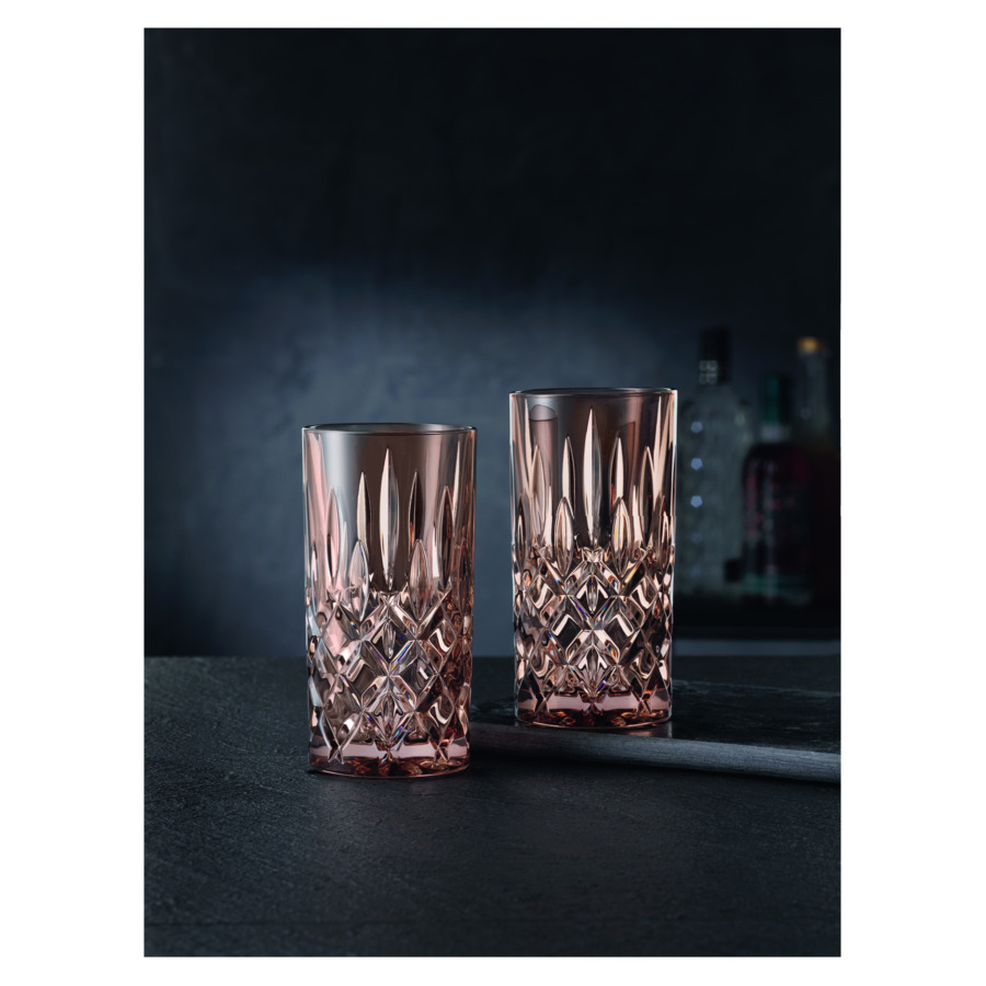 Набор стаканов хайбол Nachtmann NOBLESSE COLORS 395 мл, 2 шт, стекло хрустальное, бронзовый, п/к