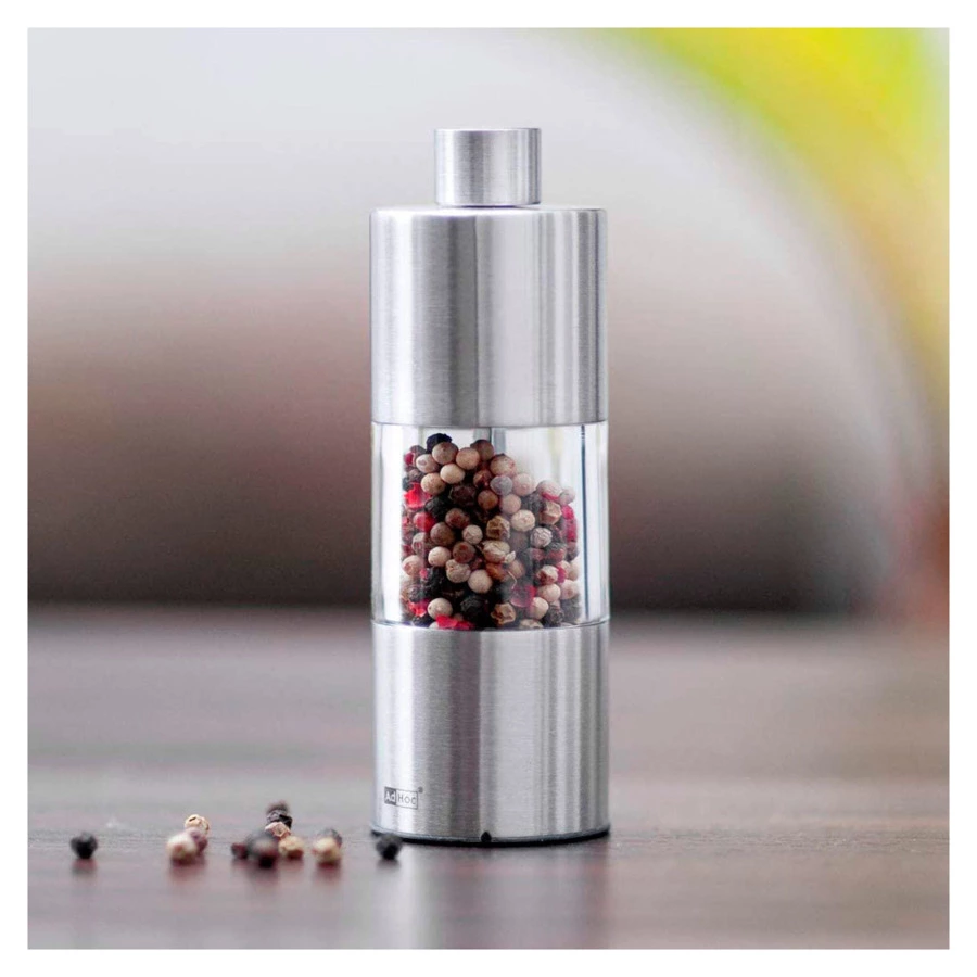 Мельница для соли и перца механическая AdHoc Classic 13х4,5 см, сталь нержавеющая, п/к