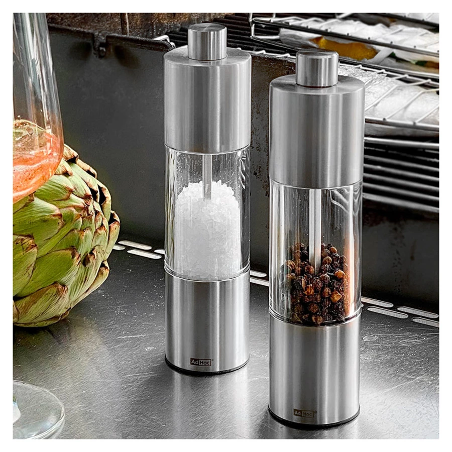 Мельница для соли и перца механическая AdHoc Classic 18х4,5 см, сталь нержавеющая, п/к