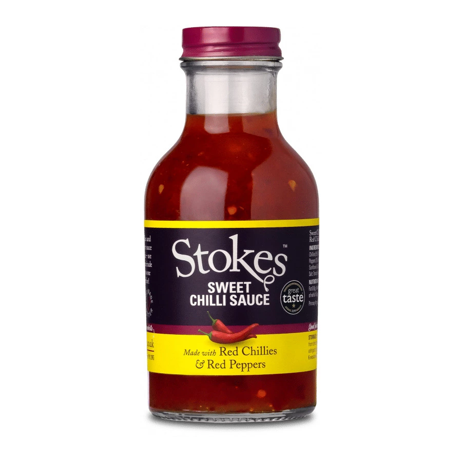 Соус томатный для мяса со сладким перцем чили Stokes Sweet Chilli Sauce 320 мл, стекло