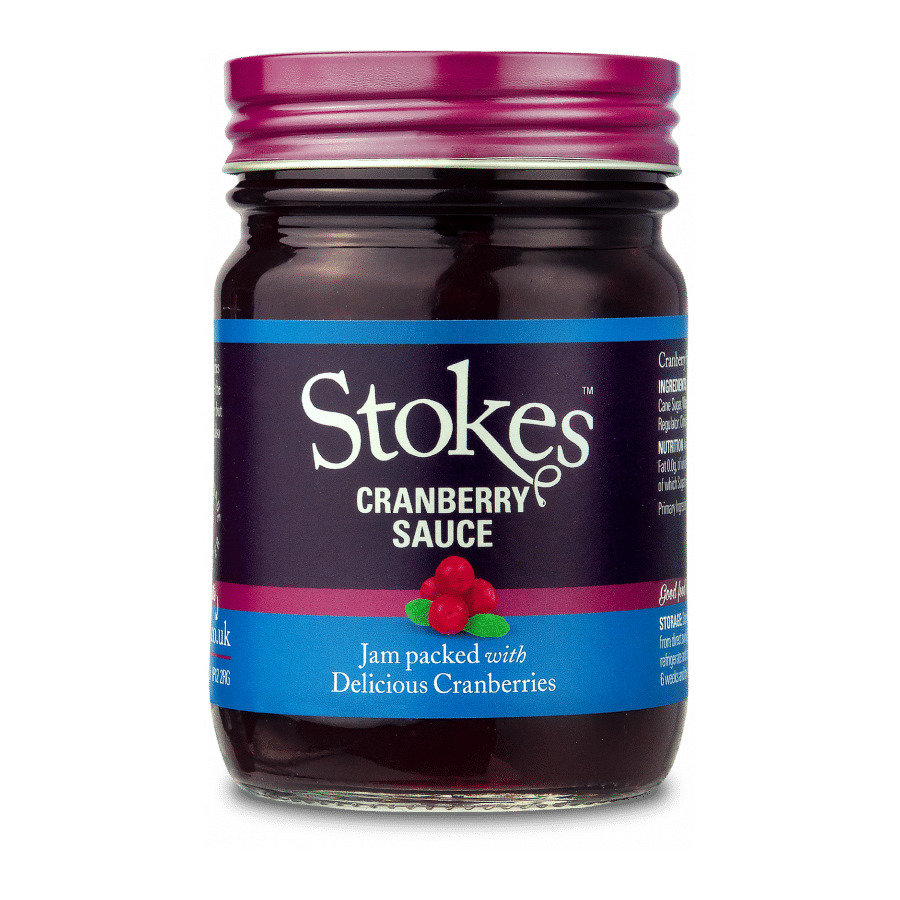 Соус для мяса клюквенный Stokes Cranberry Sauce 260 мл, стекло