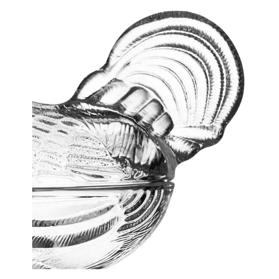 Конфетница Decor de table Петушок 15,5х21 см, стекло