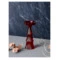 Подсвечник Decor de table Ноэль 22см, 2в1, стекло, красный