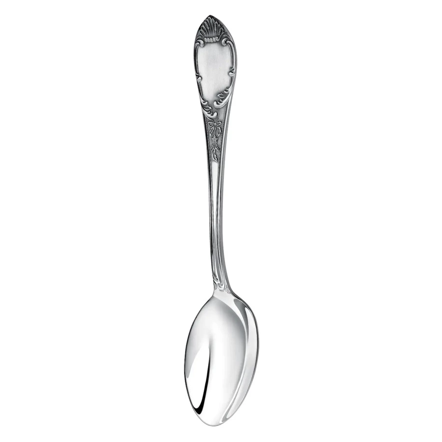 Набор чайный в футляре АргентА Охотники на привале с чернением 260,81 г, 3 предмета, серебро 925