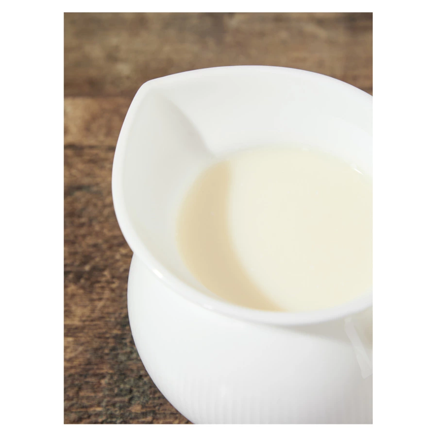 Молочник Decor de table Плиссе 230 мл, d8,6хh8,4 см, фарфор костяной, п/к