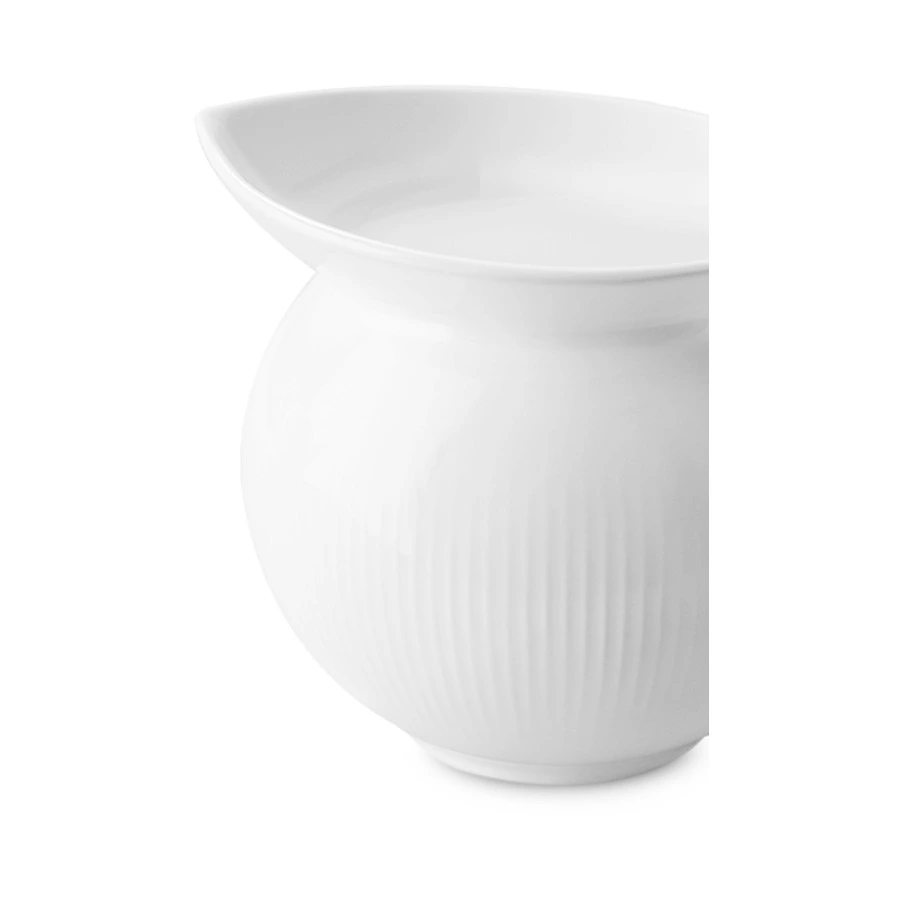 Молочник Decor de table Плиссе 230 мл, d8,6хh8,4 см, фарфор костяной, п/к